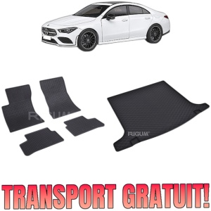 Set Covorase Auto Si Tavita Portbagaj MERCEDES CLA II din 09.2019 - 2026, caroserie combi,