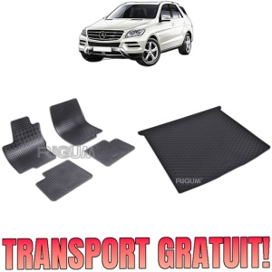 Set Covorase Auto Si Tavita Portbagaj MERCEDES ML W166 din 11.2011 - 05.2015, caroserie suv,