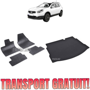 Set Covorase Auto Si Tavita Portbagaj NISSAN QASHQAI I din 02.2007 - 01.2014, caroserie suv,