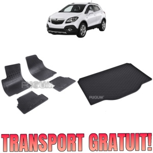 Set Covorase Auto Si Tavita Portbagaj OPEL MOKKA A din 09.2012 - 06.2019, caroserie suv,