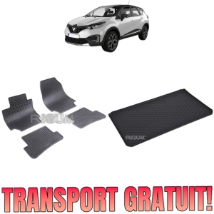 Set Covorase Auto Si Tavita Portbagaj RENAULT CAPTUR I din 04.2013 - 12.2019, caroserie suv, PORTBAGAJ SUPERIOR