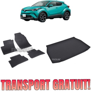 Set Covorase Auto Si Tavita Portbagaj TOYOTA C-HR HYBRID din 01.2017 - 12.2023, caroserie suv, PORTBAGAJ SUPERIOR