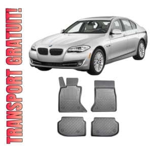 Set covorase BMW SERIA 5 F10, din 03.2010 - 2013, covorase tavita, caroserie SEDAN INAINTE DE FACELIFT, CU X-DRIVE, compatibile cu autoturismul BMW SERIA 5 F10, ARISTAR