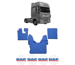 Set covorase Camion Tir DAF XF 106 din 2012-2017, Auto, 4x Stickere auto cu DAF