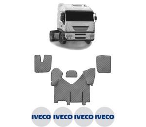 Set covorase Camion Tir Iveco STRALIS I din 2002-2013, Auto, 4x Stickere auto cu Iveco