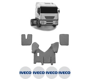 Set covorase Camion Tir Iveco STRALIS I din 2002-2013, Auto, 4x Stickere auto cu Iveco