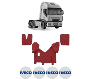 Set covorase Camion Tir Iveco STRALIS II din 2012-2017, Auto, 4x Stickere auto cu Iveco