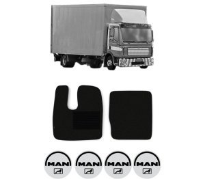 Set covorase Camion Tir MAN TGL I din 2004-2022, Auto, 4x Stickere auto cu MAN