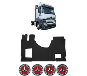 Set covorase Camion Tir MERCEDES-BENZ ACTROS MP4 / MP5 din 2011-2024, Auto, 4x Stickere auto cu MERCEDES-BENZ
