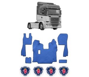 Set covorase Camion Tir SCANIA R I din 2004-2019, Auto, 4x Stickere auto cu SCANIA