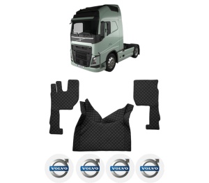 Set covorase Camion Tir VOLVO FH II din 2012-2017, Auto, 4x Stickere auto cu VOLVO