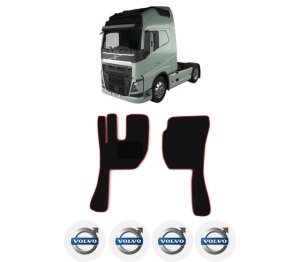 Set covorase Camion Tir VOLVO FH II din 2012-2017, Auto, 4x Stickere auto cu VOLVO
