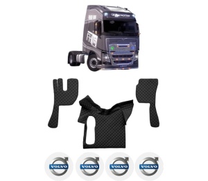 Set covorase Camion Tir VOLVO FH16 II din 2012-2014, Auto, 4x Stickere auto cu VOLVO