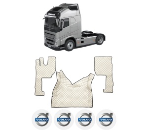 Set covorase Camion Tir VOLVO FH16 III din 2020-2024, Auto, 4x Stickere auto cu VOLVO