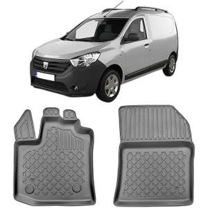 Set covorase DACIA DOKKER, din 11.2012 - 09.2021, covorase tavita, caroserie VAN 2-5 LOCURI, rand 1, compatibile cu autoturismul DACIA DOKKER, ARISTAR - Img 2