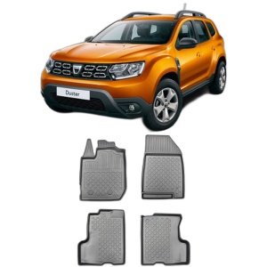 Set covorase DACIA DUSTER II, din 01.2018 - 05.2024, covorase tavita, caroserie SUV 4X2, compatibile cu autoturismul DACIA DUSTER II, ARISTAR - Img 2