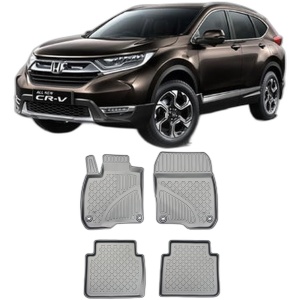 Set covorase HONDA CR-V V HYBRID, din 02.2019 - 07.2023, covorase tavita, caroserie SUV AL 3-LEA rand exclus, compatibile cu autoturismul HONDA CR-V V HYBRID, ARISTAR - Img 2