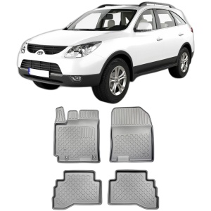 Set covorase HYUNDAI KONA HYBRID, din 09.2019 - 03.2023, covorase tavita, caroserie SUV NU CORESPUNDE PENTRU ELECTRIC, compatibile cu autoturismul HYUNDAI KONA HYBRID, ARISTAR - Img 2