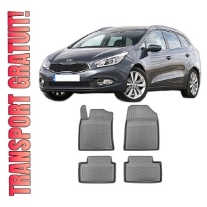 Set covorase KIA CEED III, din 09.2018 - Prezent, covorase tavita, caroserie COMBI inclusiv FACELIFT, NU CORESPUNDE PENTRU PHEV, compatibile cu autoturismul KIA CEED III, ARISTAR