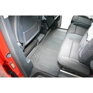 Set covorase MERCEDES VITO E W447, din 11.2020 - Prezent, covorase tavita, caroserie VAN ampatament extra lung, rand 2, compatibile cu autoturismul MERCEDES VITO E W447, ARISTAR - Img 4