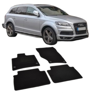 Set covorase mocheta Audi Q7 4L 2006-2015, din mocheta, compatibile cu autoturismul Audi Q7 4L - Img 2