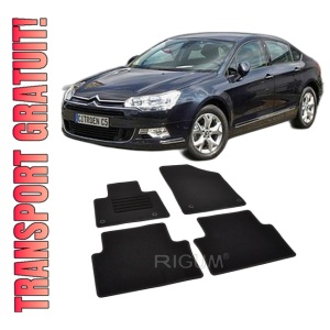 Set covorase mocheta Citroen C5 (2) X7, 2008-2017, din mocheta, compatibile cu autoturismul Citroen C5 (2) X7