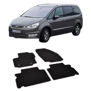 Set covorase mocheta Ford Galaxy Mk.2 cu 5 locuri 2006-2012 (sistem de fixare oval), din mocheta, compatibile cu autoturismul Ford Galaxy Mk.2 cu 5 locuri - Img 2