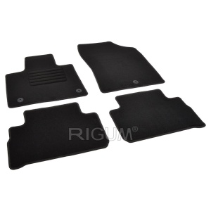 Set covorase mocheta Hyundai Santa Fe 4 cu facelift, 2021-prezent, din mocheta, compatibile cu autoturismul Hyundai Santa Fe 4 cu facelift - Img 2