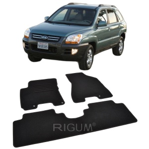 Set covorase mocheta Kia Sportage 2 (JE) doar 2009-2010 (al 2-lea facelift), din mocheta, compatibile cu autoturismul Kia Sportage 2 (JE) doar - Img 2