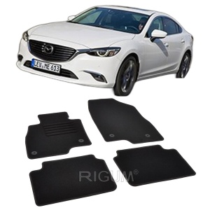 Set covorase mocheta Mazda 6 III (GJ), 2013-prezent, din mocheta, compatibile cu autoturismul Mazda 6 III (GJ) - Img 2