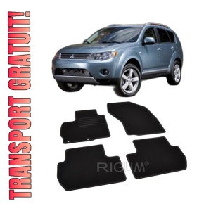 Set covorase mocheta Mitsubishi Outlander 2 (CW/ZG/ZH) 2007-2012, din mocheta, compatibile cu autoturismul Mitsubishi Outlander 2 (CW/ZG/ZH)