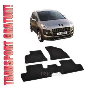 Set covorase mocheta Peugeot 3008 (1), 2009-2016, din mocheta, compatibile cu autoturismul Peugeot 3008 (1)