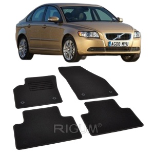Set covorase mocheta Volvo S40 (2), 2004-2012, din mocheta, compatibile cu autoturismul Volvo S40 (2) - Img 2