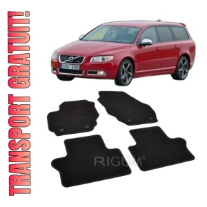 Set covorase mocheta Volvo V70 (3), 2007-2016, din mocheta, compatibile cu autoturismul Volvo V70 (3)