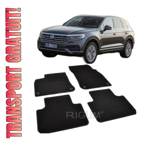 Set covorase mocheta VW Touareg 3 (CR), 2018-prezent, din mocheta, compatibile cu autoturismul VW Touareg 3 (CR)
