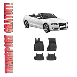 Set covorase presuri AUDI A5 Convertible (8F7) din 2009-2017, auto, din cauciuc thermoplastic, AUDI