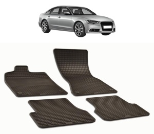 Set covorase presuri AUDI A6 C7 din 2011-2018, auto, din cauciuc thermoplastic - Img 2