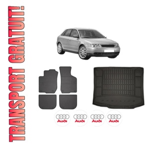 Set Covorase Presuri Auto Si Tavita Portbagaj AUDI A3 (8L1) din 1996-2003 AUDI - Img 1
