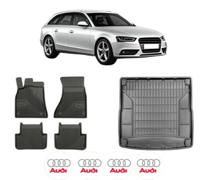 Set Covorase Presuri Auto Si Tavita Portbagaj AUDI A4 B8 Avant (8K5) din 2007-2015 AUDI - Img 2