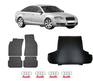 Set Covorase Presuri Auto Si Tavita Portbagaj AUDI A6 C6 (4F2) din 2004-2011 AUDI - Img 2