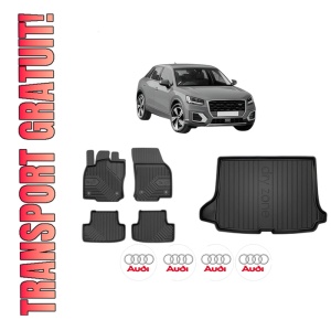 Set Covorase Presuri Auto Si Tavita Portbagaj AUDI Q2 din 2016-2020 AUDI