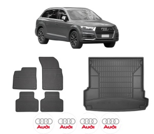 Set Covorase Presuri Auto Si Tavita Portbagaj AUDI Q7 (4MB, 4MG, 4MQ) din 2015-2024 AUDI - Img 2