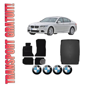 Set Covorase Presuri Auto Si Tavita Portbagaj BMW Seria 5 (F10) din 2009-2016 BMW