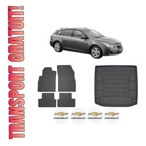 Set Covorase Presuri Auto Si Tavita Portbagaj CHEVROLET CRUZE Station Wagon (J308) din 2012-2015 CHEVROLET