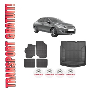 Set Covorase Presuri Auto Si Tavita Portbagaj CITROEN C-ELYSEE (DD_) din 2012-2018 CITROEN