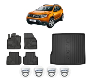 Set Covorase Presuri Auto Si Tavita Portbagaj DACIA DUSTER SUV Van din 2011-2018 DACIA - Img 2