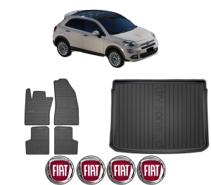 Set Covorase Presuri Auto Si Tavita Portbagaj FIAT 500X (334_) din 2014-2022 FIAT - Img 2