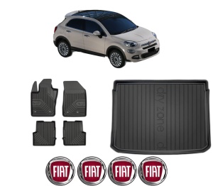Set Covorase Presuri Auto Si Tavita Portbagaj FIAT 500X (334_) din 2014-2022 FIAT - Img 2