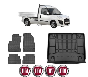 Set Covorase Presuri Auto Si Tavita Portbagaj FIAT DOBLO Platform/Chassis (263_) din 2010-2023 FIAT - Img 2