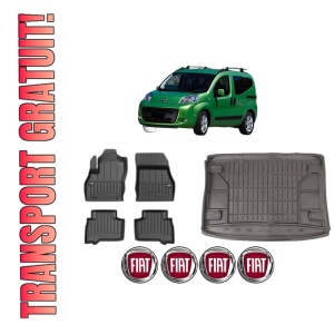 Set Covorase Presuri Auto Si Tavita Portbagaj FIAT QUBO (225_) din 2008-2015 FIAT